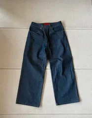 ECKHAUS LATTA エコーズラッタ デニム バギー ペイント スカル