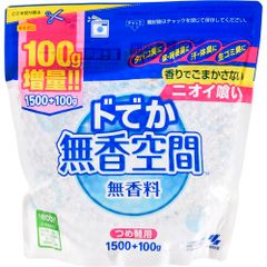 ドでか無香空間 無香料 つめ替用 1600g 