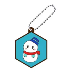 【中古】キーホルダー 雪だるまくん 「ドズル社 カプセルラバーマスコット」