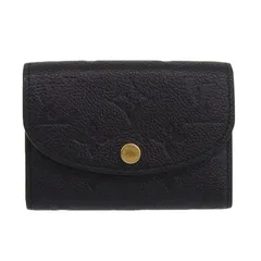 ルイヴィトン LOUIS VUITTON モノグラム・アンプラント ポルトモネ・ロザリ コインケース 小銭入れ ノワール M81455 中古 新入荷 LV1672
