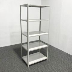 スチールラック 軽量 セミボルトレス  グレー