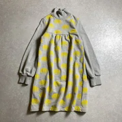 ★ROUROU/コットン フラワープリントデザイン スウェット カットソー ワンピース /ロウロウのサムネイル