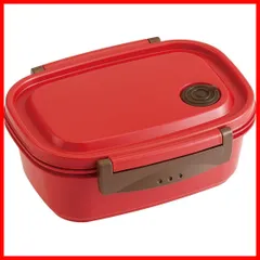 弁当箱 M 軽い レンジ対応 550ml ラク軽 レッド シール容器 保存容器 スケーター(Skater) 赤 XPM4-A