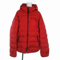 コーチ COACH Lightweight Down Jacket ダウンジャケット ナイロン ロゴ 長袖 L 赤 レッド F78477 ■GY09 /MJのサムネイル
