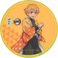 【中古】うちわ・扇子 我妻善逸 オリジナル 折りたためるうちわ 「綾鷹×鬼滅の刃」 対象商品購入特典