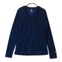 サイズ：L LE COQ GOLF ルコックゴルフ  長袖 インナーTシャツ  ネイビー系 [240101523223] ゴルフウェア レディース ストスト