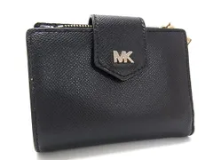 MICHAEL KORS マイケルコース レザー  財布 ウォレット札入れ 小銭入れ レディース メンズ ブラック系 DJ7965