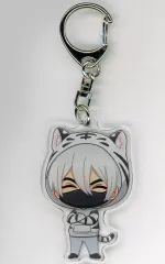 【中古】キーホルダー 氷月 「Dr.STONE×東武動物公園 トレーディング ちびキャラ 動物パーカーver. アクリルキーホルダー」