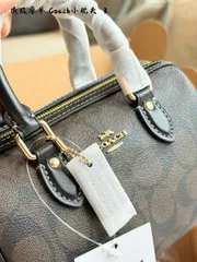 【今日特価】Coach 最新型 Rowan シリーズミニボストンバッグ！国内送料無料！限定在庫セール価格です！