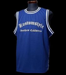 kustomstyle カスタムスタイル メッシュ タンクトップ ジャージー (KSTANK2508NY) garden grove basket tank jersey カラー：ネイビー 12,960円(内税)