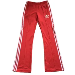 アディブレイク 古着 adidas アディダス トラックパンツ レッド L adidas トラックパンツ アディブレイク - メルカリ
