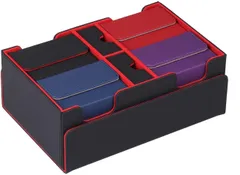 【在庫セール】カードケース ホルダー カードケース レザー ストレージ トレーディングカード マグネットで取り外し可能 (ダイス入れあり) デッキケース トレカ (Sサイズケース４個付き) おもちゃの神様