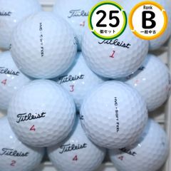 25個 タイトリスト HVC ソフトフィール Bランク TITLEIST  soft feel 中古 ロストボール 送料無料