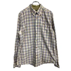 Eddie Bauer 長袖シャツ Ｌサイズ エディーバウアー チェックシャツ ブラウン 古着卸 アメリカ仕入 t2410-3163