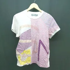 ◇ adidas X STELLA McCARTNEY コラボ ロゴ プリント カジュアル 半袖 Tシャツ サイズM ホワイト系 レディース E 【1306260049551】