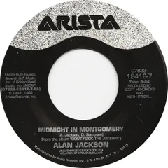 米7” Alan Jackson Midnight In Montgomery 07822124187 Arista /00080