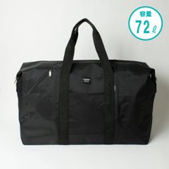新品 黒 ボストンバッグ ナイロン メンズ 大きめ 特大 折りたたみ シンプル 無地 出張 旅行 人気 72L 11196 正規品 新品未使用