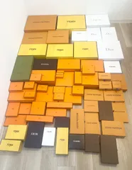 【まとめ売り】ブランド 空箱 セット 60点以上 Louis Vuitton CHANEL HERMES Dior FENDI CELINE GUCCI など