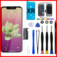 【在庫処分】Xr iPhone LCD 液晶パネル 6.1 3Dタッチ付き Brinonac フロントパネル 修理用交換用LCD 修理工具付き(iPhoneXr)