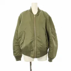 6 ROKU BEAUTY&YOUTH B&Y ロク ビューティーアンドユース NYLON MA-1 ボンバージャケット ミリタリー ブルゾン 36 カーキ 1625-105-3899 /ORのサムネイル