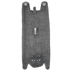 ☆ GRAY ☆ Sopii 퀵 드라이 타월 수건 속건 Sopii 속건 수건 약 25×60cm 현대 백화 A738 흡수 수건 귀여운 세련된 헤어드라이 고양이 고양이 고양이 고양이 cat 머리 애완 동물 수건 귀여운
