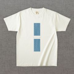 和柄Tシャツ　角繋ぎ -彩・角-