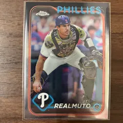 topps chrome 2024 PHILLIES フィリーズ J.T. REALMUTO リアルミュート
