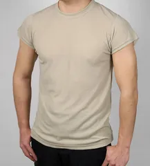 【Sサイズ特価】アメリカ軍 サンド PolarMAX サーマルTシャツ（新品）T44N-MX-のサムネイル