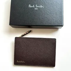 ポールスミス　Paul Smith コインケース　パスケース　ダークブラウン　美品