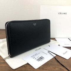 極美品 FENDI ジップウォレット 30978 ブラック 354-