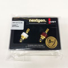 WBT RCAプラグ 2個1組 WBT-0210CURW 銅素材タイプ【新品未開封/完了品/旧パッケージ】