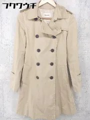 ◇ ◎ ROYAL PARTY ロイヤルパーティー ウエストベルト付 長袖 トレンチ コート サイズ1 ベージュ レディース 【中古】 【1002801301170】