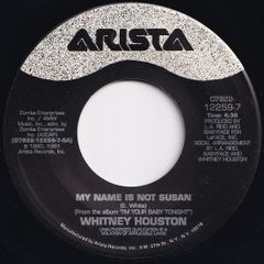 Whitney Houston My Name Is Not Susan / (U.K. Mix) Arista US 07822-12259-7 207115 HIP HOP R&B レコード 7インチ 45