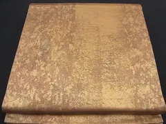 平和屋着物■六通柄袋帯　霞文　金彩　逸品　n-nr0248
