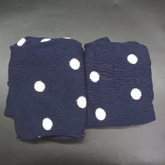 ◇ ⊂ ウッドペッカー ドット 水玉模様 アンサンブル カーディガン キャミソール サイズ表記なし ネイビー系 レディース E  【1507080011333】