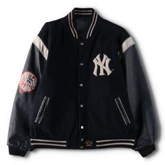 90s NewYork Yankees リバーシブル スタジャン 古着 90年代 JH DESIGN MLB NEW YORK YANKEES ニューヨークヤンキース