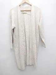 ◇ A day in the life UNITED ARROWS アデイ ユナイテッド ロング 長袖 カーディガン ベージュ系 レディース P  【1402270002460】