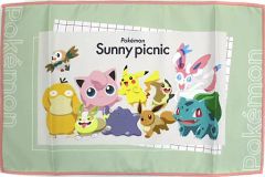 [중고] 잡화 집합 / 경계 : 핑크 멀티 크로스 피크닉 타월 컬렉션 [이치 반 쿠지 Pokemon anytime ~Sunny picnic~] F상
