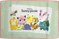 【中古】雑貨 集合/フチ：ピンク マルチクロス ピクニックタオルコレクション 「一番くじ Pokemon anytime ～Sunny picnic～」 F賞