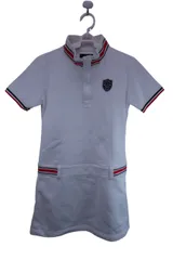 【美品】Callaway(キャロウェイ) ハーフジップワンピース 白 レディース M 241-213807 ゴルフ用品 2407-0262 中古