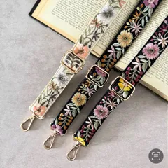 インド刺繍リボン スマホショルダー ショルダーストラップ ショルダーベルト 大人カラフル