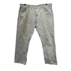 501 Levi's デニムパンツ W42 ホワイト リーバイス メキシコ製 ボタンフライ ビッグサイズ ストレート 古着卸 アメリカ仕入 2507-487
