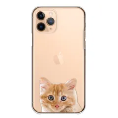 iPhone14Pro ケース カバー アイフォン14 プロ スマホケース ハードケース ねこ 猫 ネコ 子猫 黒猫 白猫 キジトラ オッドアイ かわいい 透明 クリア カラー08
