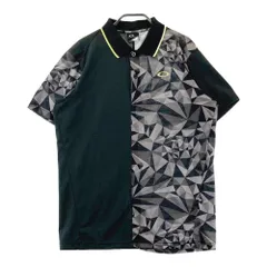 サイズ：L OAKLEY オークリー 433338JP 半袖ポロシャツ 総柄 ブラック系 [240101388692]# ゴルフウェア メンズ ストスト