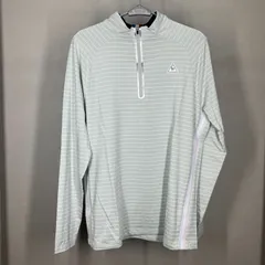 ルコックスポルティフ le coq sportif ゴルフコレクション 長袖シャツ M サイズ メンズ ストライプ ポリエステル