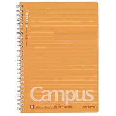 (まとめ）【コクヨ】キャンパスツインリングノート ドット入り罫線 A罫 50枚 A5  ｽT135AT 【×30セット】