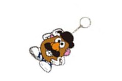 엘 [무료 배송] [아메리칸 잡화] 고무 열쇠 고리 [Potato Head] [토이 스토리] [미국] [USA] [미국 캐릭터] [열쇠 고리] [열쇠 고리] [참] [열쇠] [잡화] [상품]