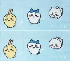 【中古】雑貨 ちいかわ＆ハチワレ＆うさぎ(かけっこ) フェイスタオル(2枚組)  「ちいかわ なんか小さくてかわいいやつ」