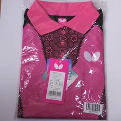 【新品・４５%以上割引！】ゲームシャツ ユニフォーム エレワジュール・シャツ 卓球 S Sサイズ バタフライ(Butterfly) ピンク（桃） 45159-019-106 ユニホーム