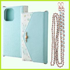 [대인기]디즈니 케이스 수첩형 Max 가죽 케이스 Pro Collet 15 숄더 스트랩 첨부 iPhone 아리엘